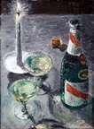 Celebration - 1956 (NFS) -- This was painted in 1956, probably around the time Bob proposed to Phyllis Freshwater.
