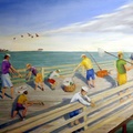 Crabbing on a Pier