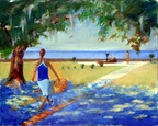 Lakeside Luncheon -- A plein air painting along the Mandeville lakefront, it is intended to capture the feel of a warm sunny summer day in an impressionistic style.
<a href=https://www.artbyviosca.com/piwigo/index.php/tags/510-lakeside_luncheon><u>Related Art and Photos</u></a>