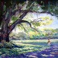 Old Oak at Lacombe (4950 visits) Old Oak at Lacombe. Plein aire painting. Old Oak at Lacombe
