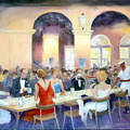 Cafe Du Monde - After the Ball (SOLD) (130670 visits) A sight often seen when I was dating in the 1940's and 1950's in the wee hours following a Mardi Gra... Cafe Du Monde - After the Ball (SOLD)