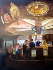 Carousel Bar (SOLD) -- Folks enjoying time at the Carousel Bar.