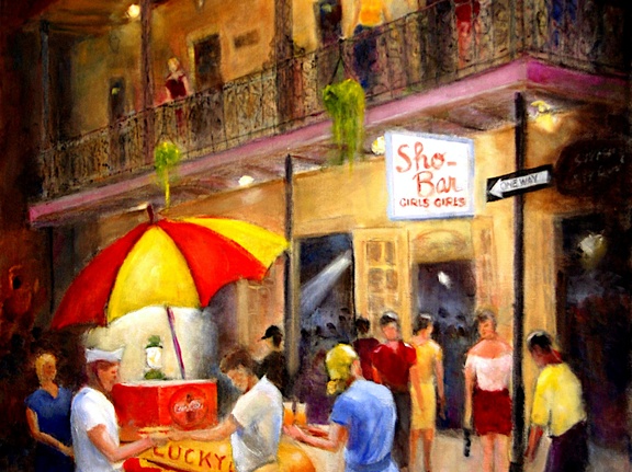 Late Nite French Quarter Dining  (SOLD)