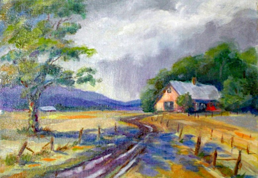 After the Rain (5003 visits) A farm scene after a rain storm passed. After the Rain