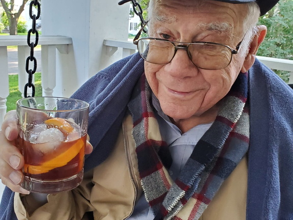 Dad with his Old Fashioned