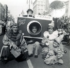 I Am A Camera 1956 -- Bob and business friends dress up for Mardi Gras. ca 1955-1957. From Fay Viosca collection: FayVioscaMartinAlbum12 019