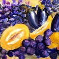 Arrangement in Purple and Orange (3514 visits) Arrangement in Purple and Orange. Painted outdoors as demonstration at show.
Related Art Arrangement in Purple and Orange