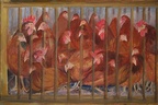 Avian Holocaust -- Poultry enroute to the processing plant. A tribute to society's treatment of human beings.