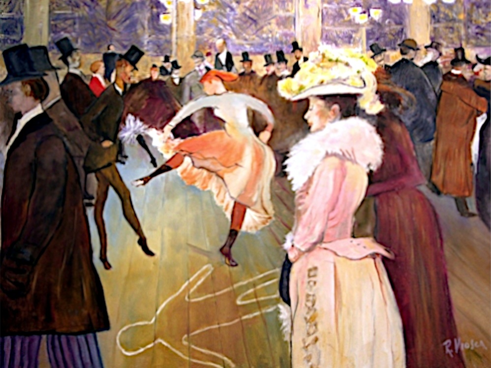 C.S.I. at Lautrec's Moulin Rouge (4193 visitas) Another of my modifications of famous paintings. My anachronistic version of the Moulin Rouge if in ... C.S.I. at Lautrec's Moulin Rouge