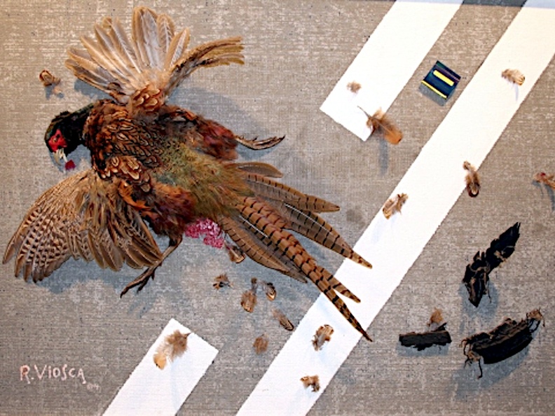 Pheasant Under Mack Truck