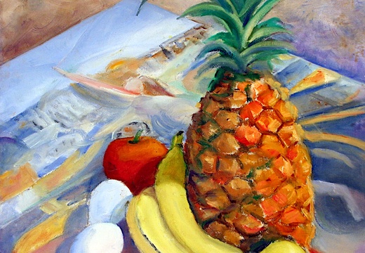 Still Life on an Abstract Painting (6250 visits) Still Life on an Abstract Painting. I set this still life up on top of the abstract painting "Ordea... Still Life on an Abstract Painting