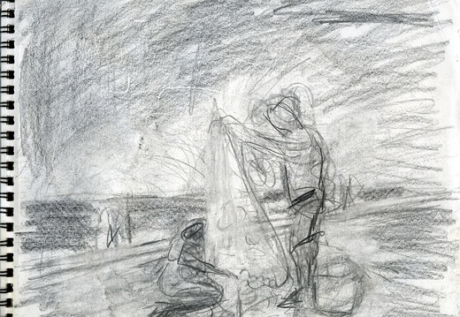 Sketch Book 02 003 (2327 visits) Sketch for "Shrimping On The Seawall".
Related Art Sketch Book 02 003