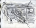 Sketch Book 02 019 -- Sketch for "Fishing under the Trestle".
<a href=https://www.artbyviosca.com/piwigo/index/tags/435-fishing_under_the_trestle"><u>Related Art</u></a>
