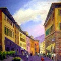 Via Roma in Arezzo