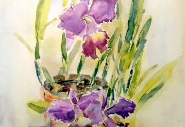 Blue Orchids (SOLD)