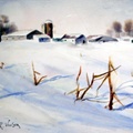 Minnesota Farm in Winter
