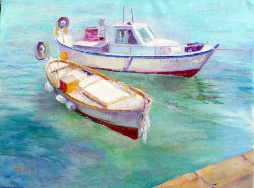 Fishing Boats at Pietrasanta