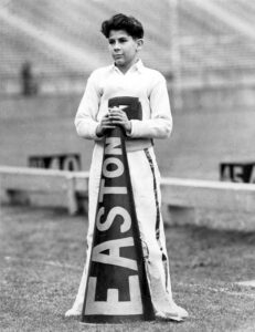 Bob Viosca, cheerleader at Warren Easton